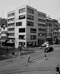 Diener & Diener Architekten, Büro- und Geschäftshaus, Kohlenberg, Basel, 1992–1995. Fotografie: Hansruedi Disch Diener & Diener Architekten, Büro- und Geschäftshaus, Kohlenberg, Basel, 1992–1995. Fotografie: Hansruedi Disch