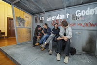 Kein Bus in Sicht – aber beste Gesellschaft